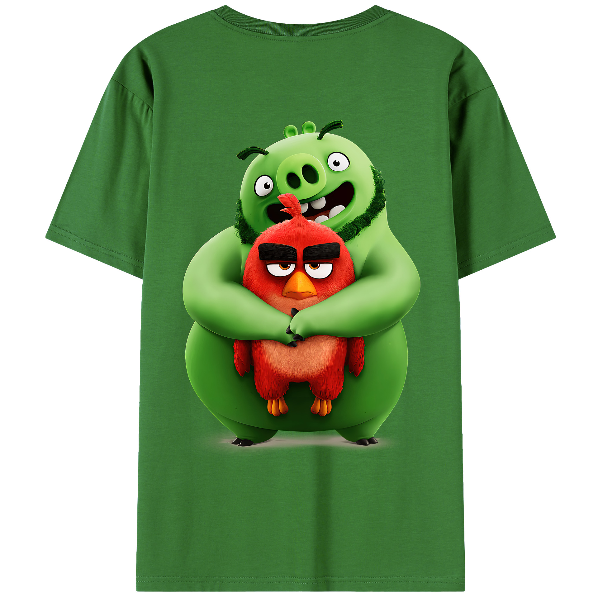 （画像用） Angry Birds アングリーバード レディース半袖Tシャツ(バックプリント)